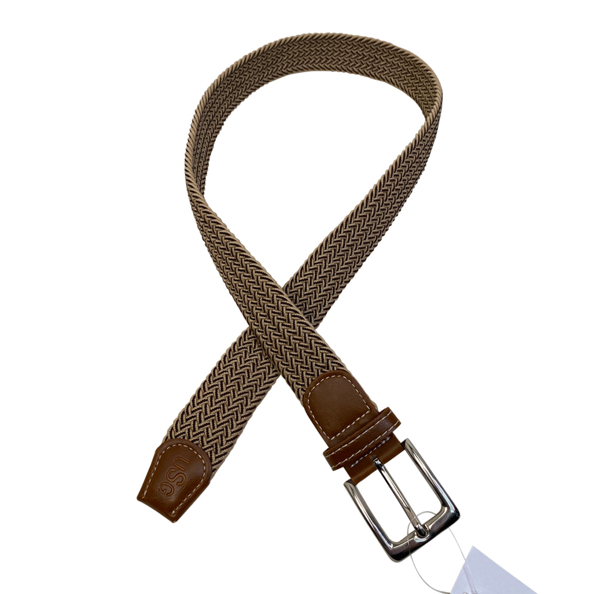 USG Stretch Belt in Beige/Brown