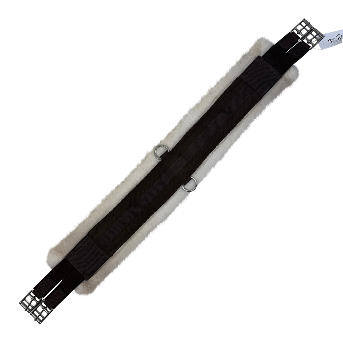 Fleece Lined Girth in Brown/Fleece