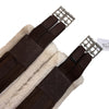 Fleece Lined Girth in Brown/Fleece