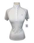 Ariat Pro Series Short Sleeve Shirt in White - Women's XS