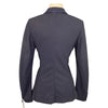 Back of Grand Prix 'Saltare Premio' Show Coat in Navy