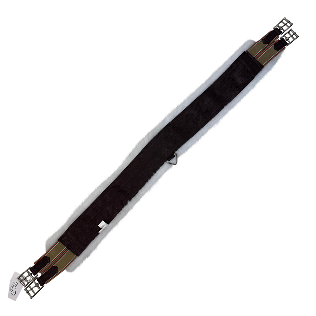Dover Saddlery 'Everyday Fleece' Girth in Brown/White