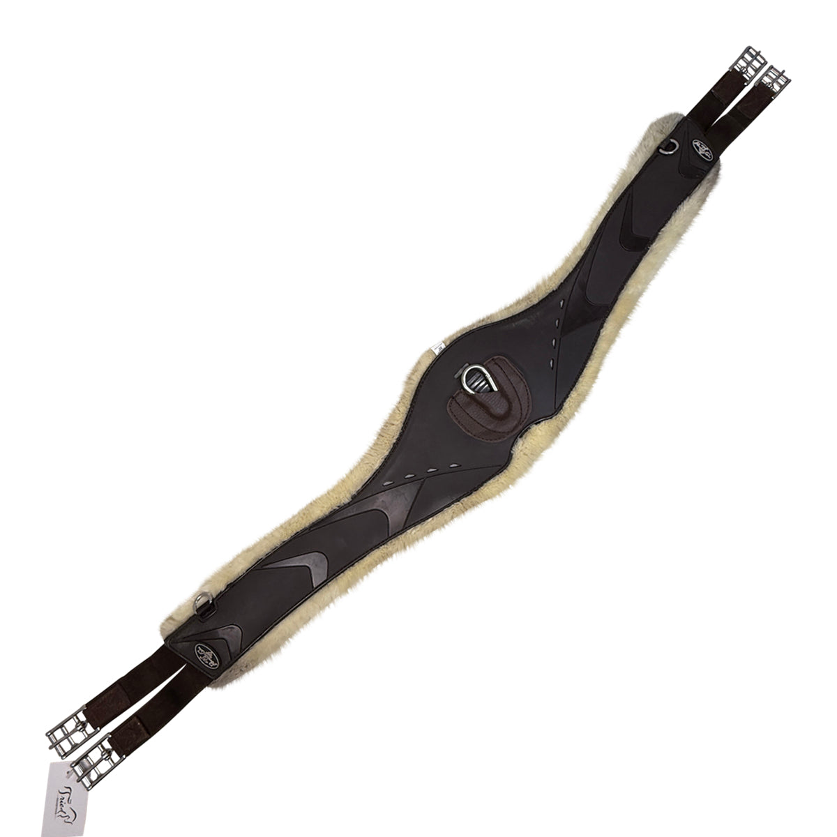 Professional&#39;s Choice VenTech Fleece Contoured Jump Girth in Brown