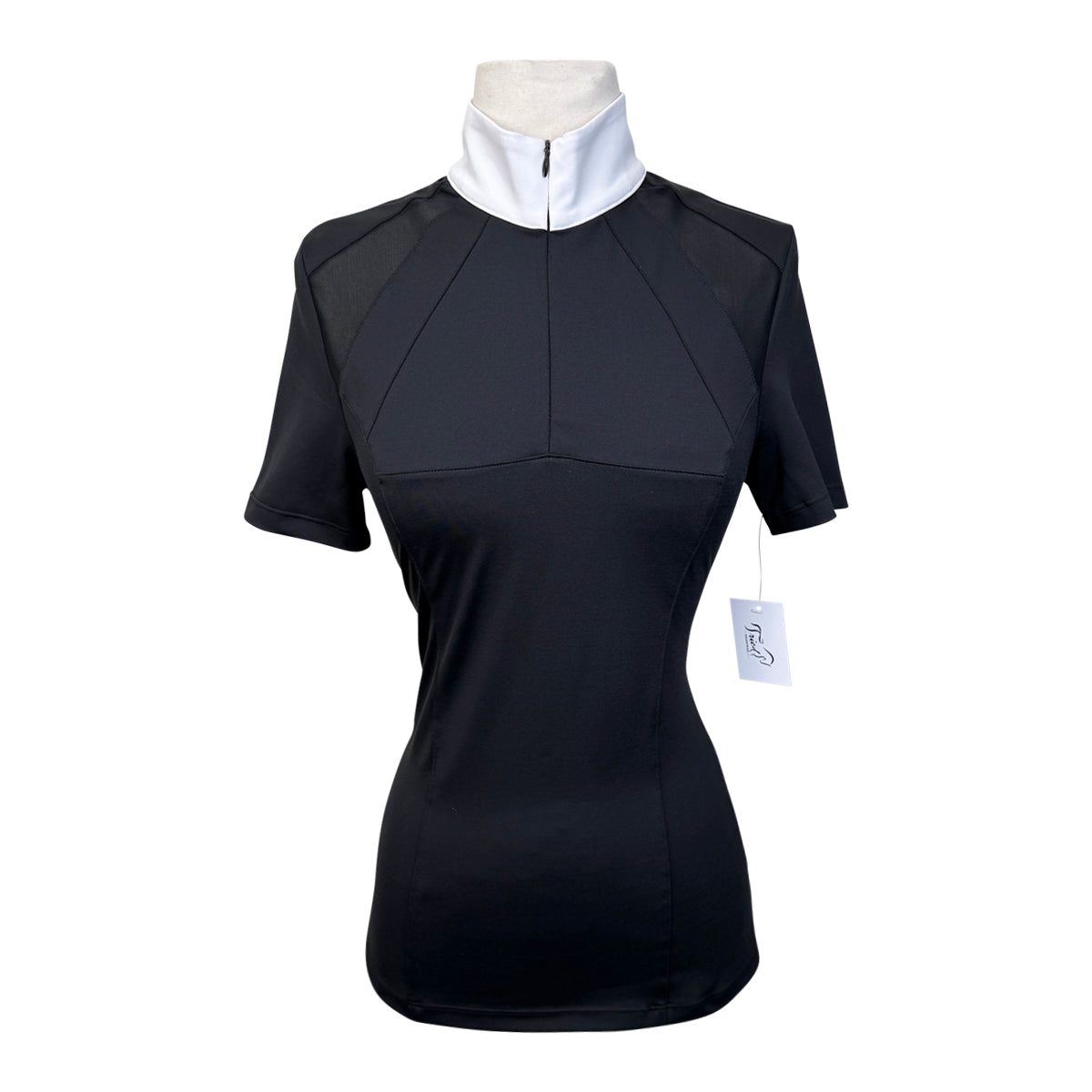 Equisite 'Bella' Schooling Top in Black