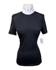 Equisite 'Bella' Schooling Top in Black