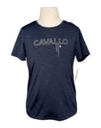 Cavallo 'Dulce' Youth Round Neck T-Shirt in Navy