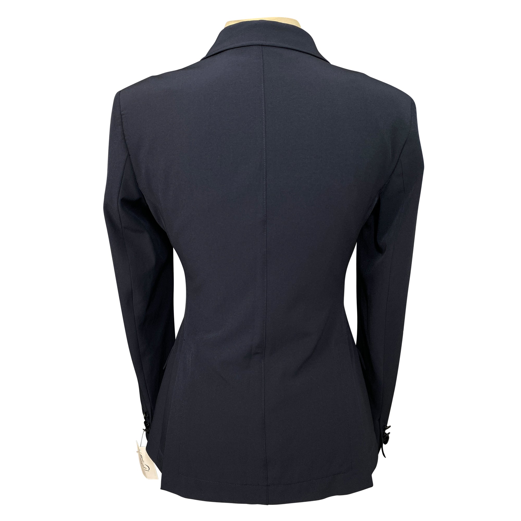 Back of RJ Classics 'Skylar 37.5' Grey Label Show Coat in Navy - Women's 00R
