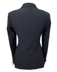 Back of RJ Classics 'Skylar 37.5' Grey Label Show Coat in Navy - Women's 00R
