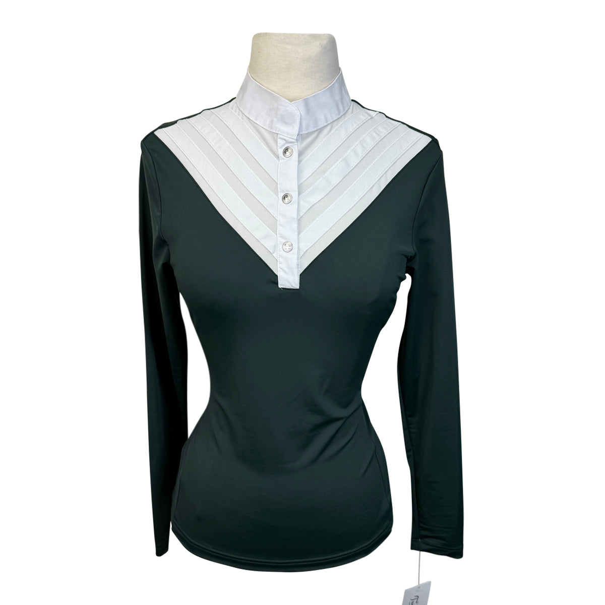 Harcour 'Dancing' Long Sleeve Competition Shirt in Green