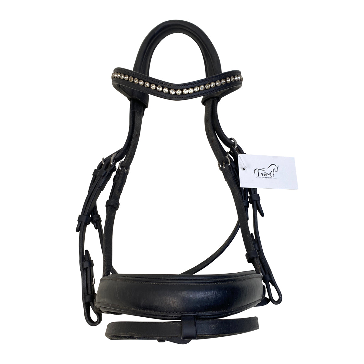 Vespucci 'Veritas' Crank Bridle w/ Flash in Black