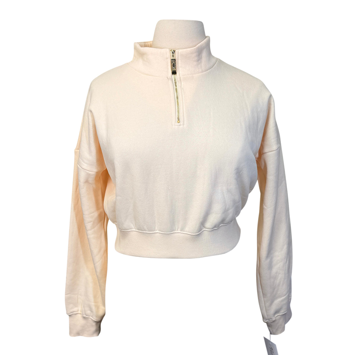 Nikovian Cropped Pullover in Cream 