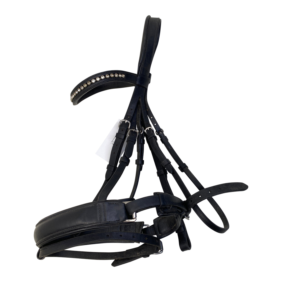 Vespucci 'Veritas' Crank Bridle w/ Flash in Black