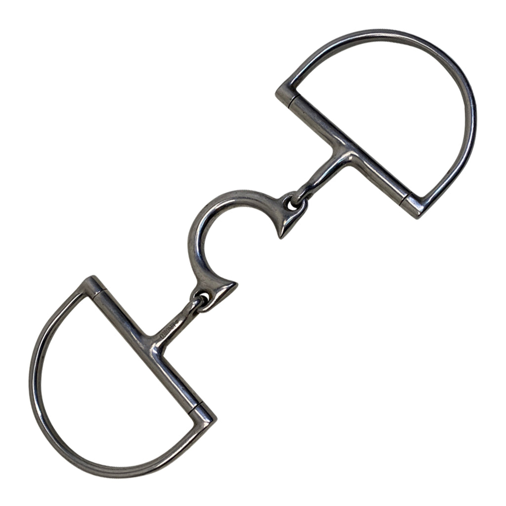 Segunda Dee Ring Snaffle Bit in Stainless Steel