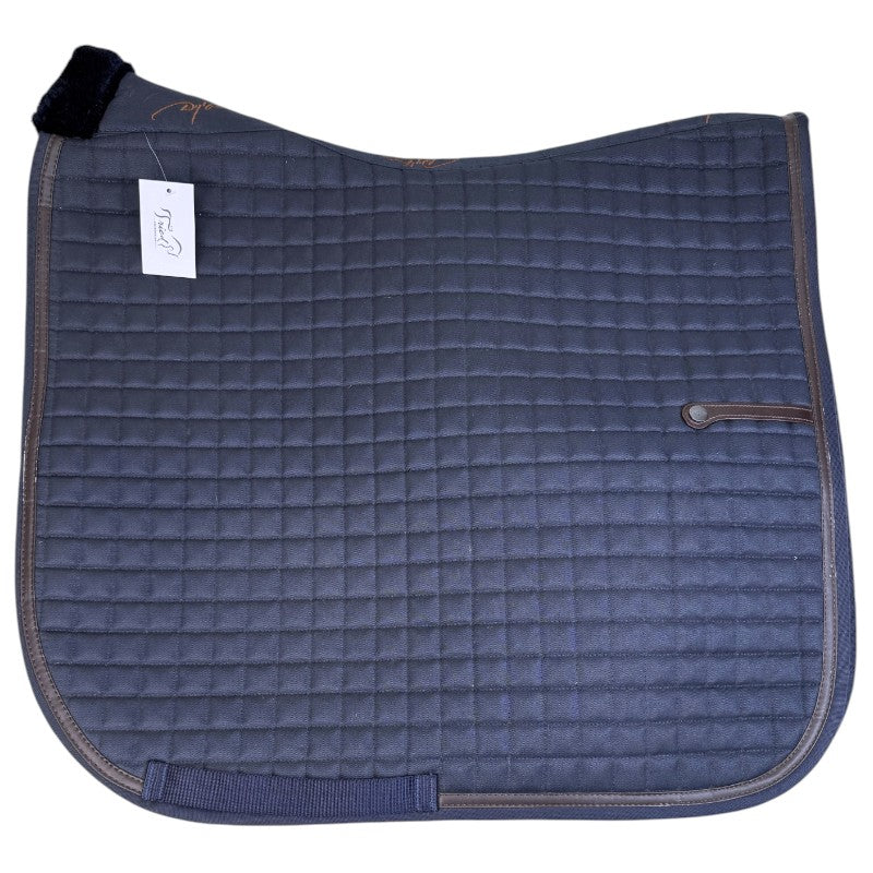 Dy'on Quilted Dressage Saddle Pad in Navy