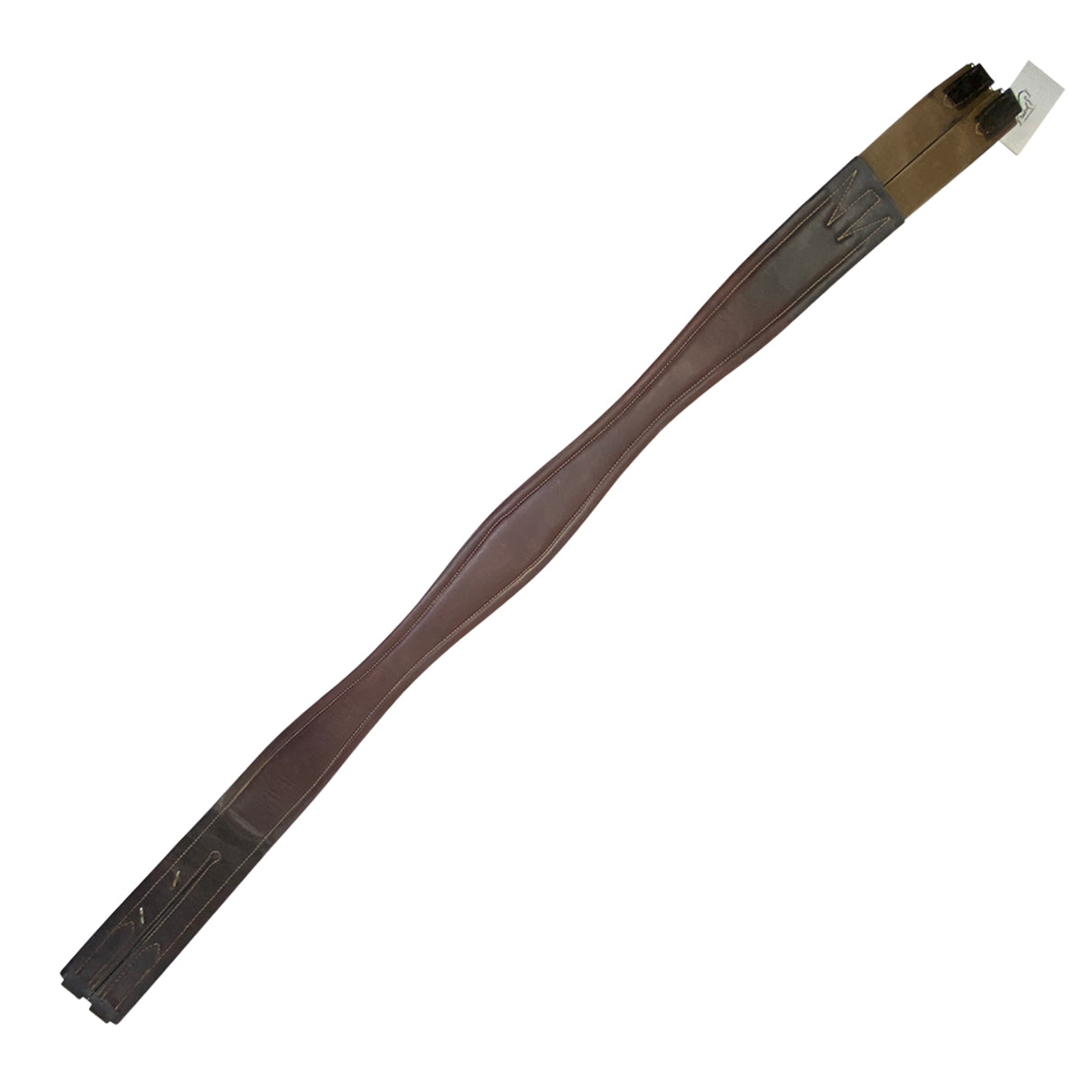 Aramas Fancy Stitched Overlay Girth in Brown