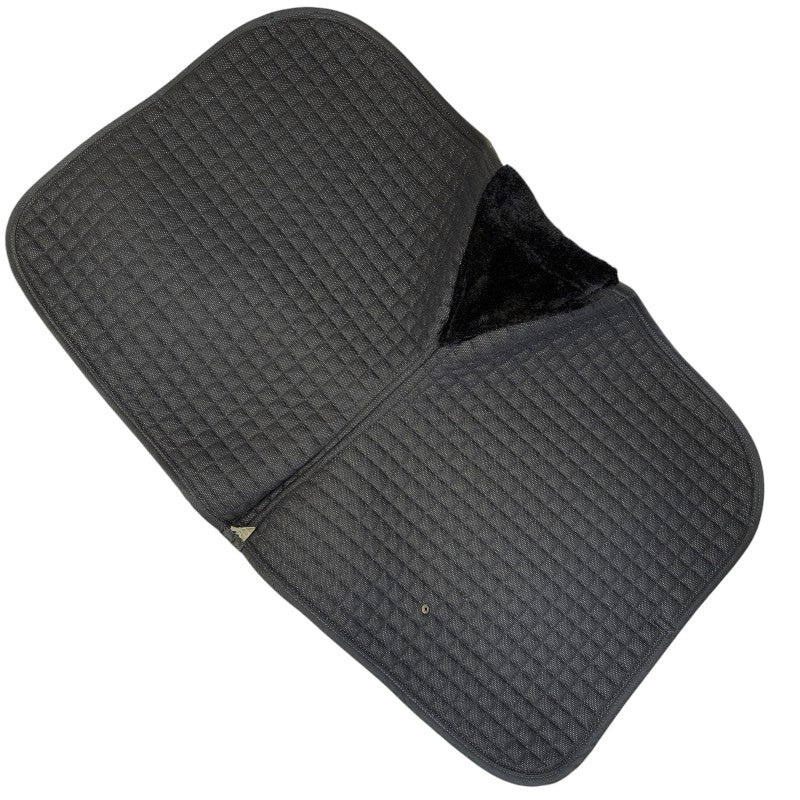 Dy'on Quilted Dressage Saddle Pad in Navy
