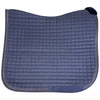 Dy'on Quilted Dressage Saddle Pad in Navy - Full