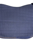 Dy'on Quilted Dressage Saddle Pad in Navy - Full