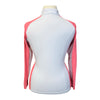 EIS 1/4 Zip Base Layer in Pink/White - Approx. Women's XL