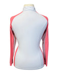 EIS 1/4 Zip Base Layer in Pink/White - Approx. Women's XL