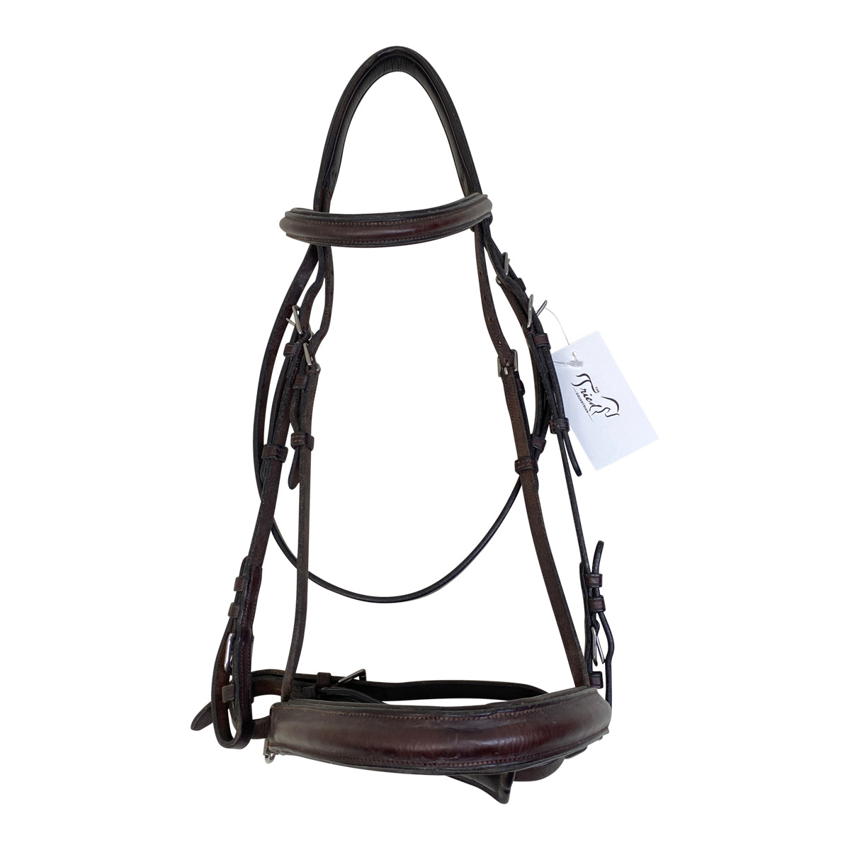 Ovation Classic Plain Raised Bridle in Brown