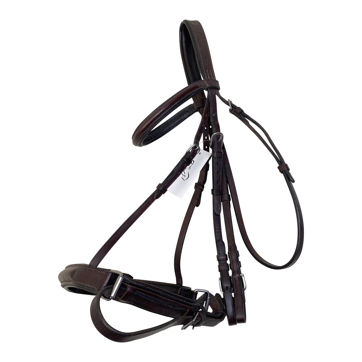 Ovation Classic Plain Raised Bridle in Brown