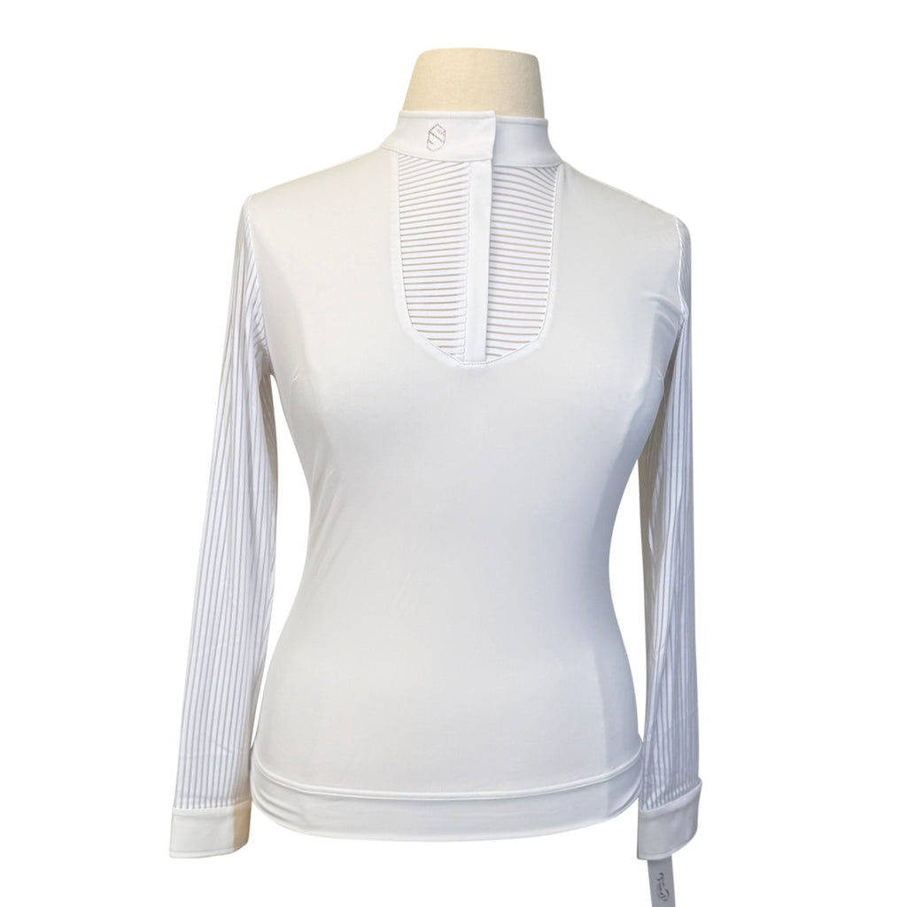 Samshield 'Faustine' Show Shirt in White - Women's XL