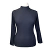 The Urban Strides 'Ribbed Mockneck' Shirt in Black