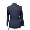 The Urban Strides 'Ribbed Mockneck' Shirt in Black