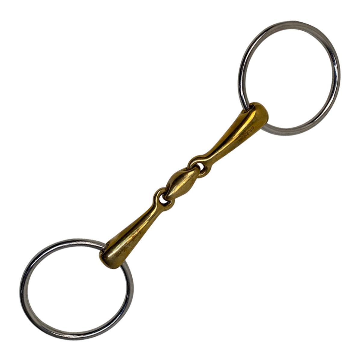 KK Ultra Loose Ring Snaffle (Double-Jointed) in Stainless Steel/Aurigan