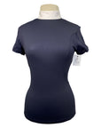 Equiline 'Shimmer' Competition Shirt in Navy - Women's Medium