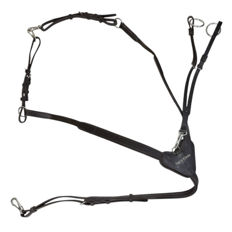 Passier 'Iingrid Klimke' Breastplate w/ Running Attachment in Brown