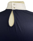 Equiline 'Shimmer' Competition Shirt in Navy - Women's Medium