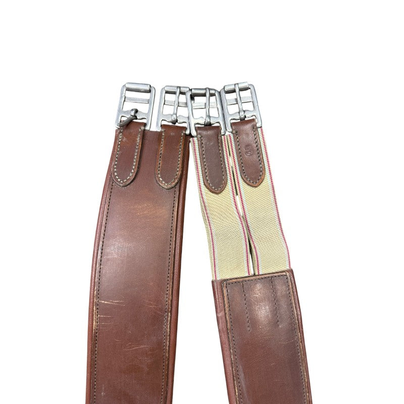Single End Elastic Girth in Chestnut