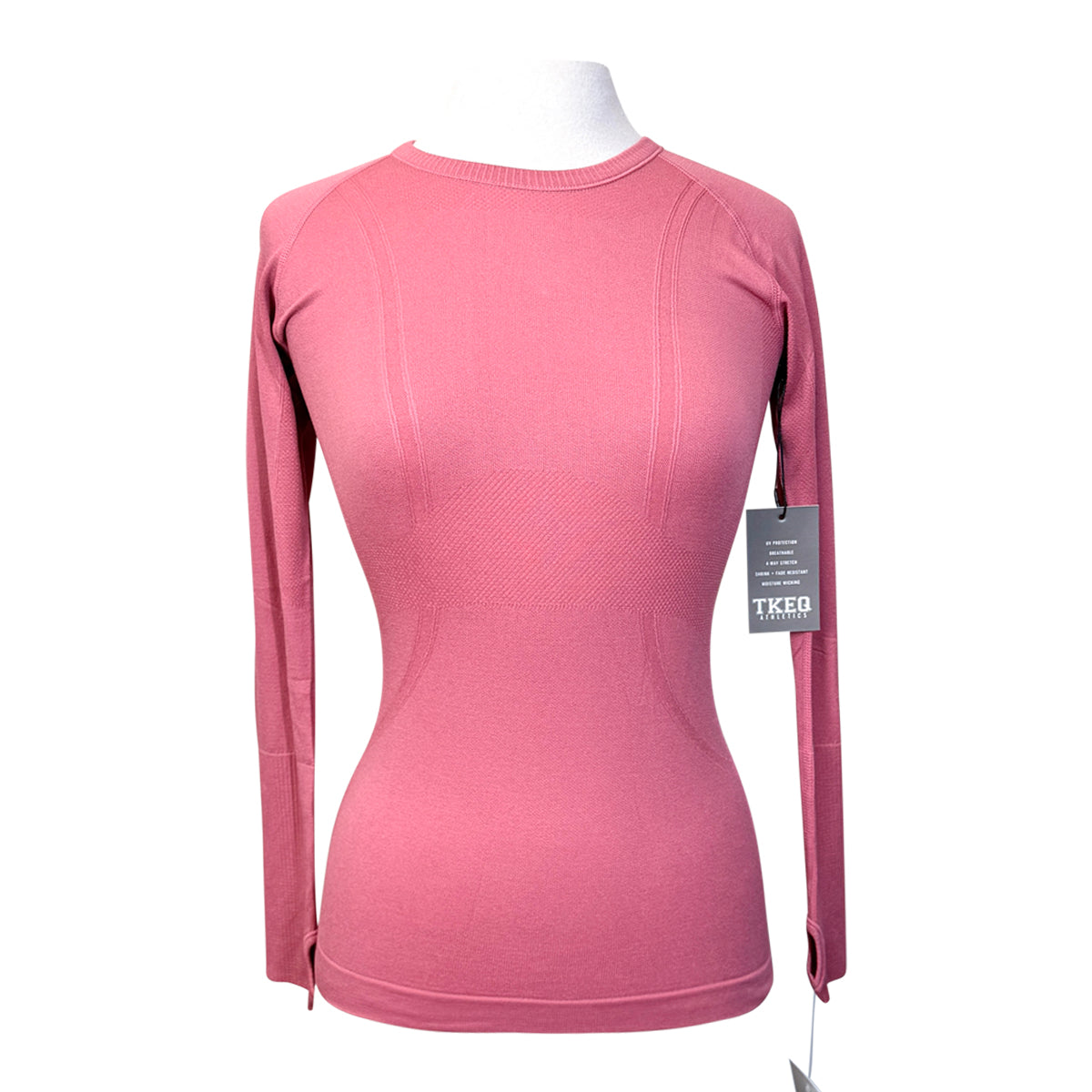 TKEQ The 'Kennedy' Seamless Long Sleeve in Primrose Pink