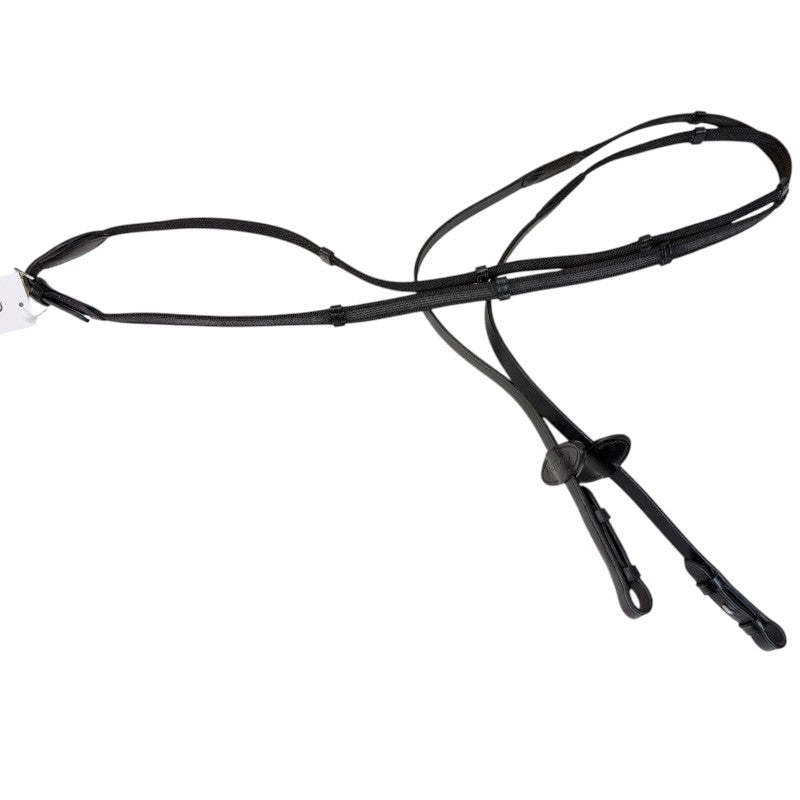 Kavalkade Webbed Grip Reins in Black