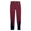 Halter Ego 'Perfection' Full Seat High Rise Breeches in Burgundy/Navy