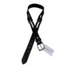 Dover Saddlery Fancy Stitched Double Buckle Belt in Black - Women's Medium/Large