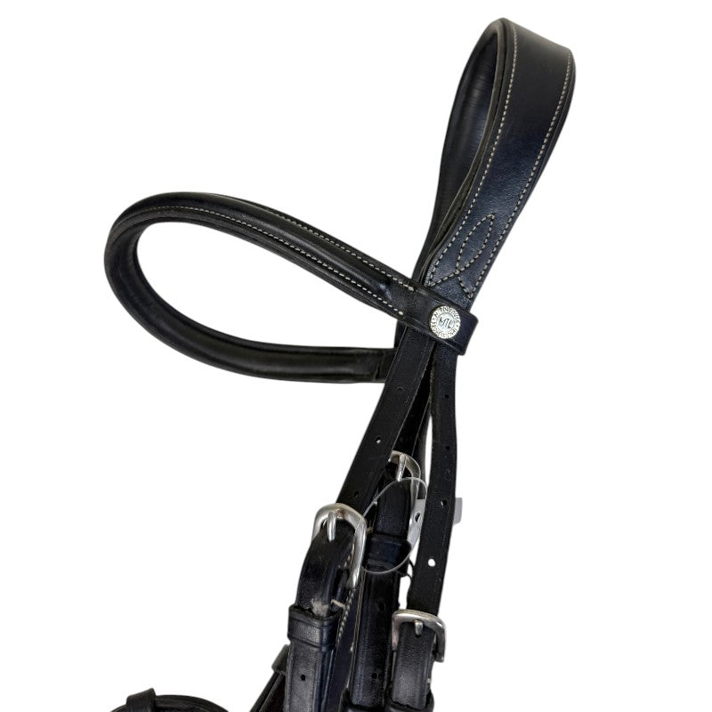 M. Toulouse Hybrid Dressage Bridle in Black