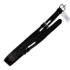 Dover Saddlery Fancy Stitched Double Buckle Belt in Black - Women's Medium/Large
