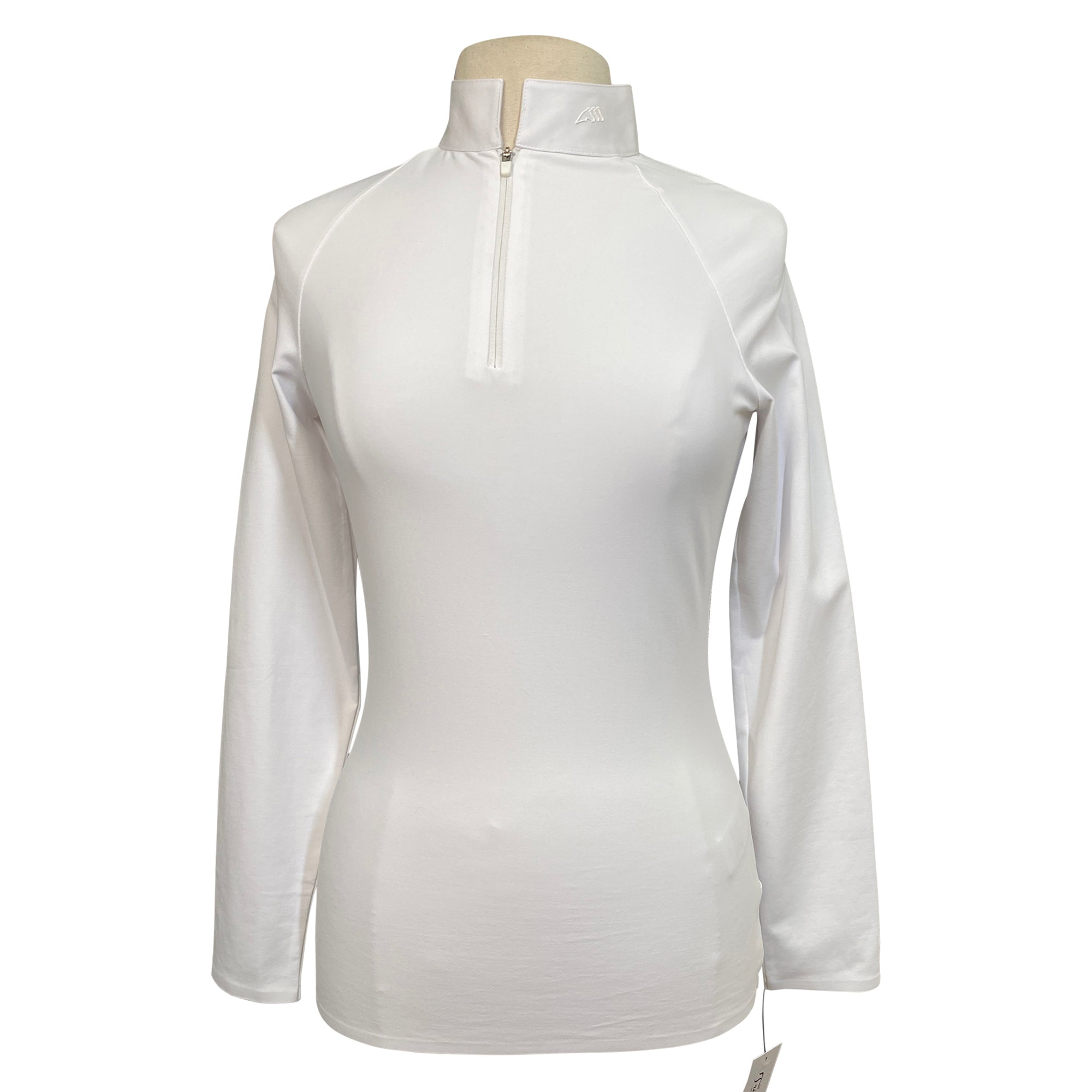 Equiline Long Sleeve Competition Shirt in White