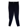 For Horses Knee Patch Breech in Black