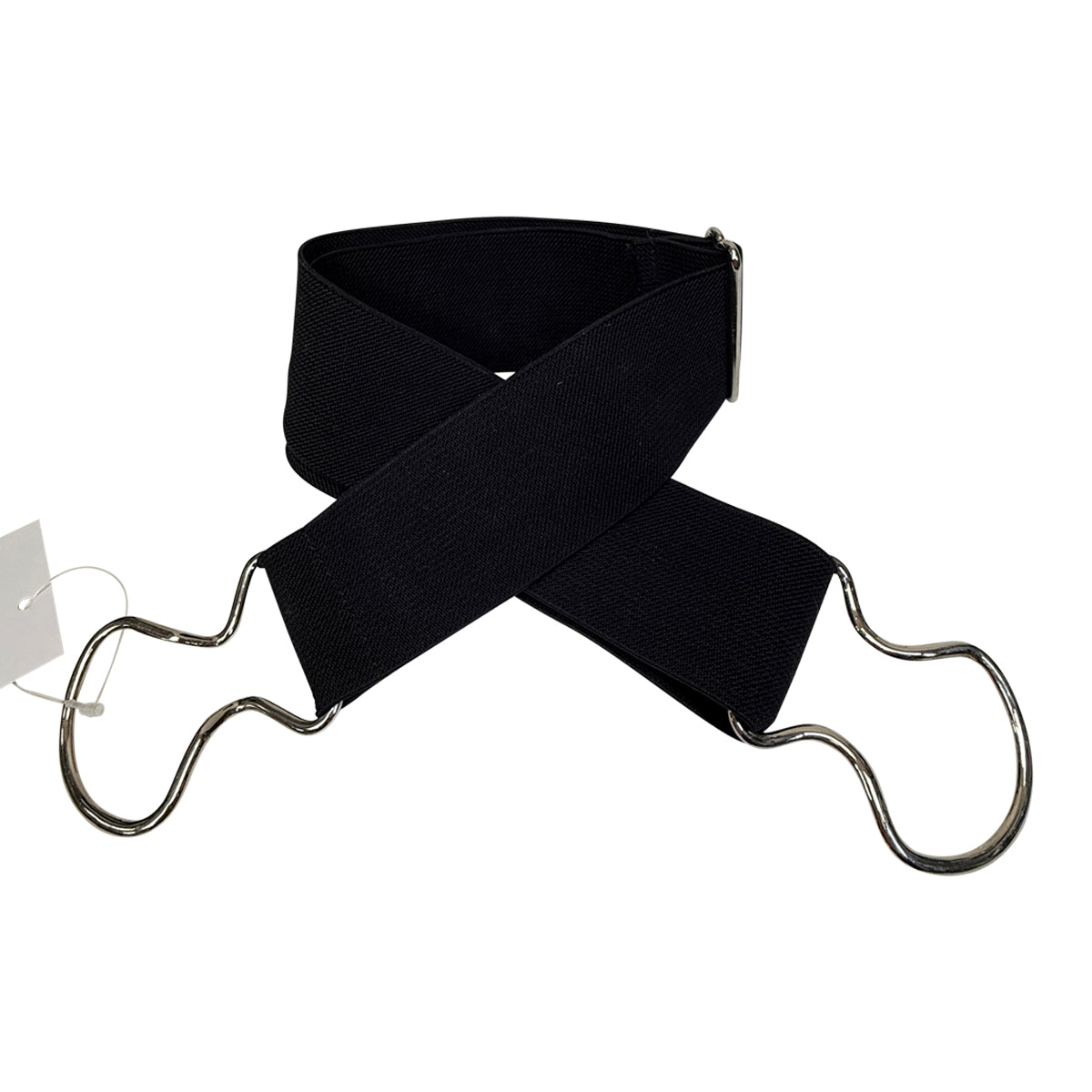 Ruespari Clasp Stretch Belt in Black