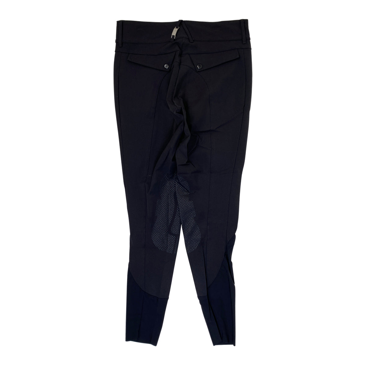 For Horses Knee Patch Breech in Black