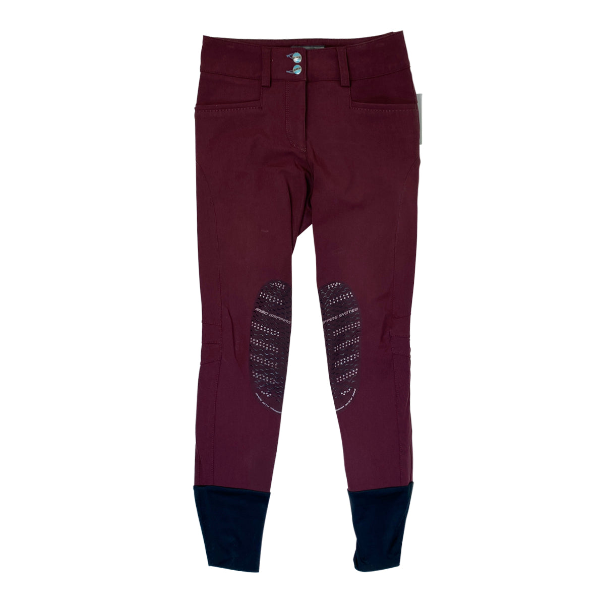 Animo 'Ninter' Knee Patch Breeches in Burgundy