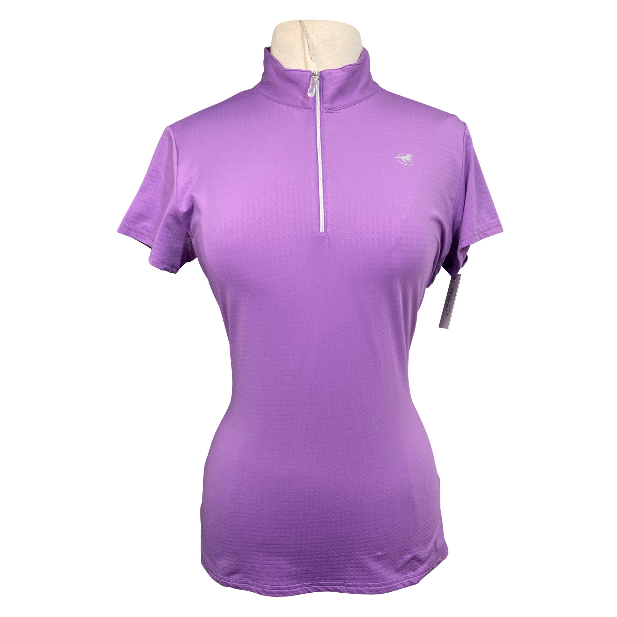 Smartpak 'SunShield' 1/4 Zip Short Sleeve Shirt in Lavender