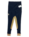 Sync Equestrian 'Latte' Tights in Black/Tan Houndstooth - Women's Small