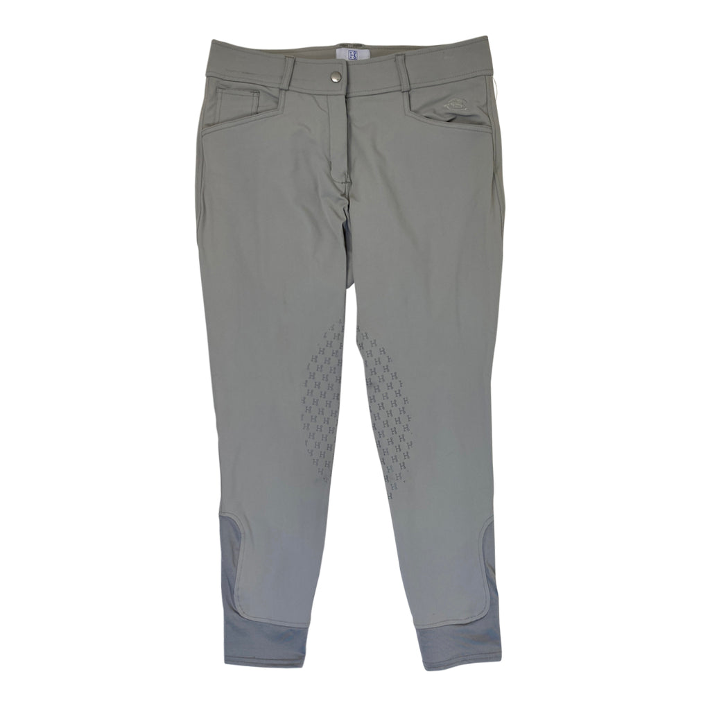 Smartpak Hadley Knee Grip Breeches in Light Grey