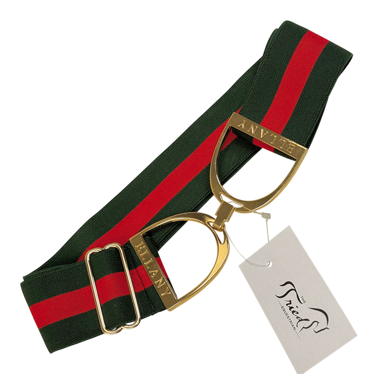 Ellany 2" Stirrup Bet in Green/Red