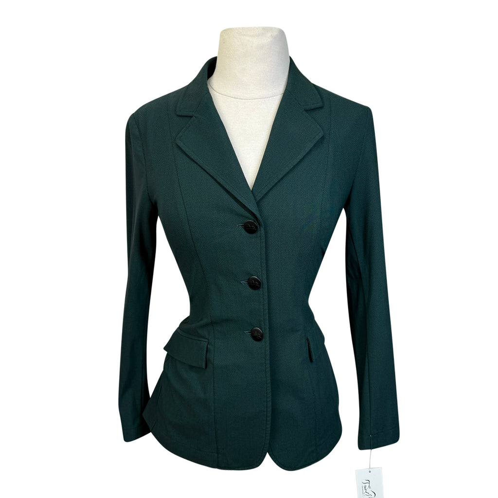 RJ Classics 'Monterey' Orange Label Show Coat in Green Herringbone